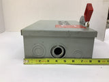 GE TH3361 Fusible Safety Switch M10 30A 600V Type 1 Indoor Enclosure