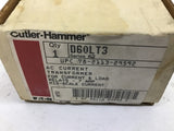 Cutler-Hammer D60LT3 Ser. A2 AC Current Transformer 600 V 2.5-22.5 Amps