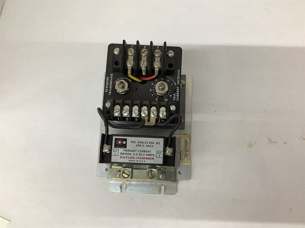 Cutler Hammer D60LA5 Current Relay