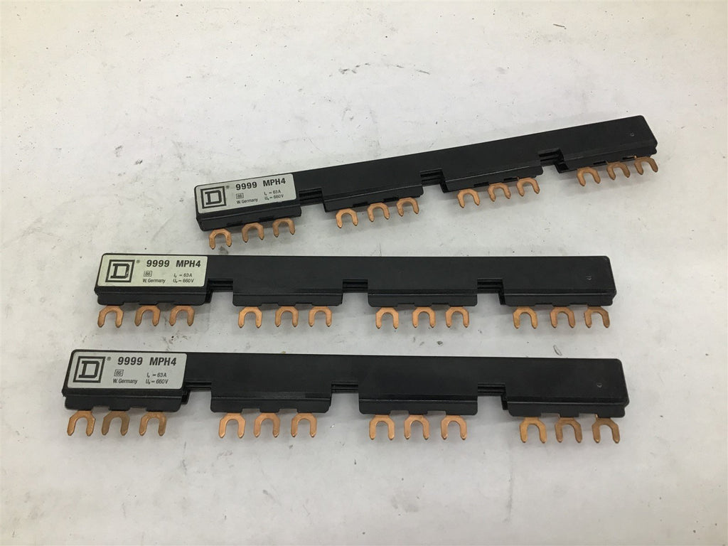 Square D Class 9999 Type MPH4 Buss Bar Jumper Lot Of 3