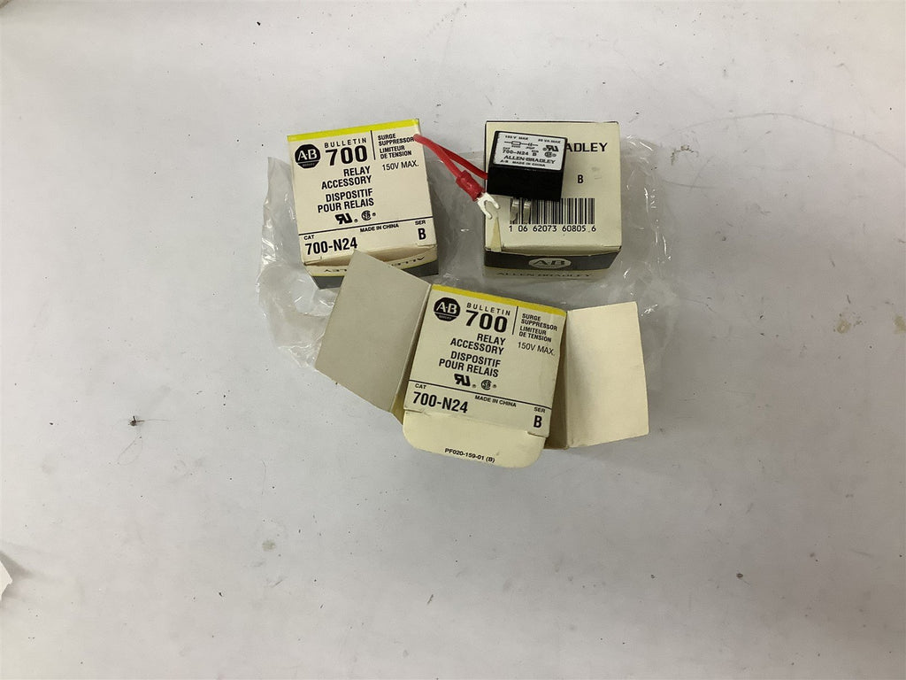 Allen Bradley 700-N24 Relay Accessory Lot Of 3