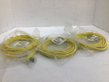 Brad-Harrison 804001A09M050 Micro-Change Cord Set Lot Of 3