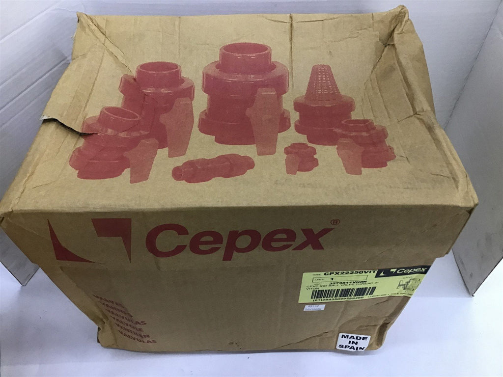 Cepex Hayward CPX22250VIT True Union Bal Valve 4"