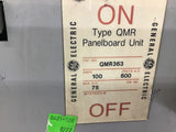 General Electric QMR363 Panelboard Unit 100 Amp 600 VAC 75 HP Fusible