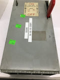 General Electric QMR363 Panelboard Unit 100 Amp 600 VAC 75 HP Fusible