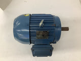 Weg .T001406NPW22 AC Motor 1.5HP 230/460V 1165RPM 182TCF 3PH 60HZ TEFC