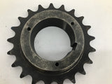 Sprocket 3 7/8 x 4" Split Tapered Bushing 80 Chain 21 Tooth ID 3.9