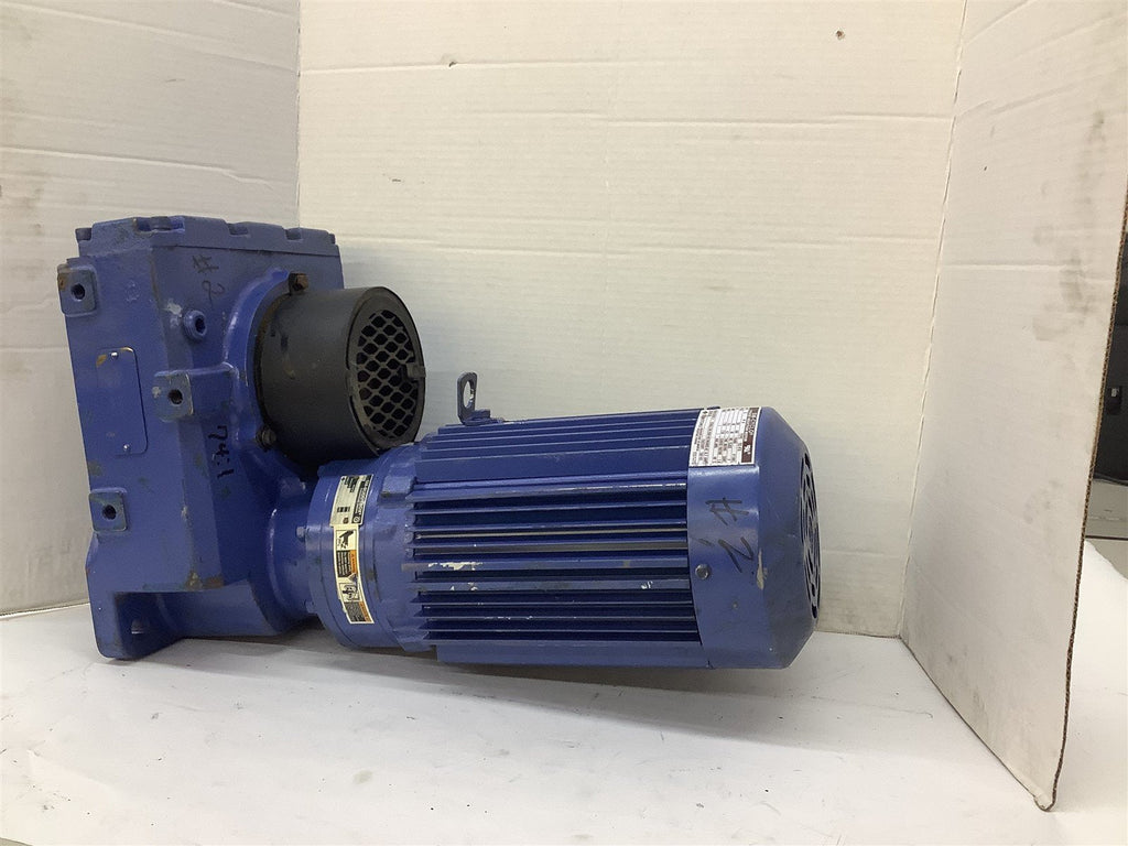 Sumitomo SM-CyCLO AC Motor 3 Hp 230/460 V 1800 Rpm 4P F-100L 3 Ph 60Hz Footless
