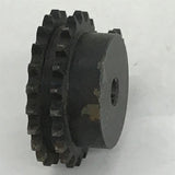 Sprocket D40B22 ID .695" Double Teeth 22 And 22