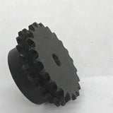 Sprocket D40B22 ID .695" Double Teeth 22 And 22