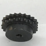 Sprocket D40B22 ID .695" Double Teeth 22 And 22