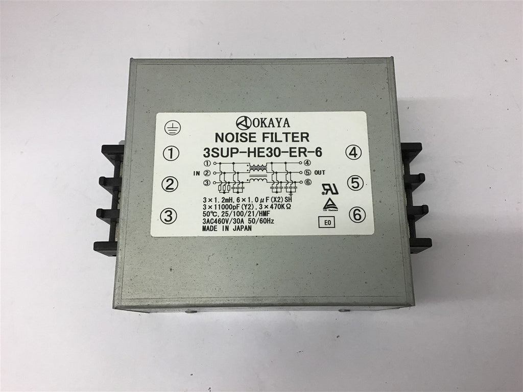 Okaya Noise Filter 3SUP-HE30-ER-6