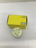 Hubbell HBL2313 Twist-Lock Plug Connector 125 V 2 P 20 A