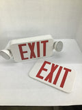 Fixture Industries COMBORJR-RH Exit Sign/Emergency Light Combo