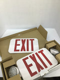 Fixture Industries COMBORJR-RH Exit Sign/Emergency Light Combo