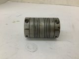 Flexible Shaft Coupling 3-1/2" L x 3/4" ID x 1/4" Key x 2-1/4" OD