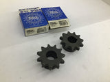 Martin 60BS11 1 1/8" Sprocket 1/4" Key 1/8" Id 7/16" Teeth W 11 Teeth Lot Of 2