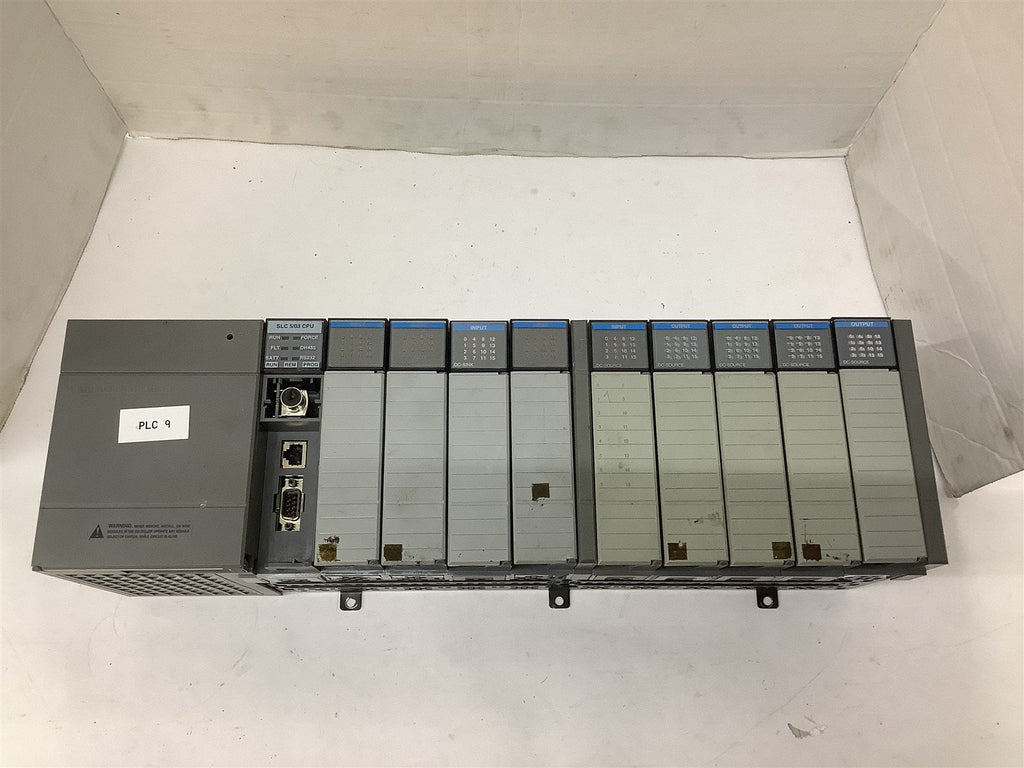 Allen-Bradley 1746-A10 / 1746-P4 Filled Rack