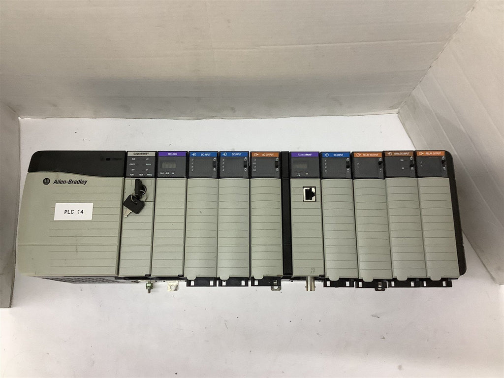 Allen-Bradley 1756-PA75 / 1756-A10 B Filled Rack