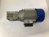 MGM SMX 71 B2 AC Motor 3/4HP 230/460V 3440 RPM TEFC W/ KEB Gear Reducer NMS40/S0