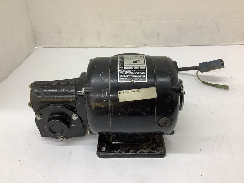 Bodine Electric NSH-33R Gear Motor 1/20HP 115V 173RPM 0.65Amp 13Torq 10:1 Ratio