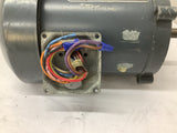 General Electric 5K33FN41A AC Motor 1/3HP 208-230/460V 3450 RPM 2P 56C 3PH TEFC