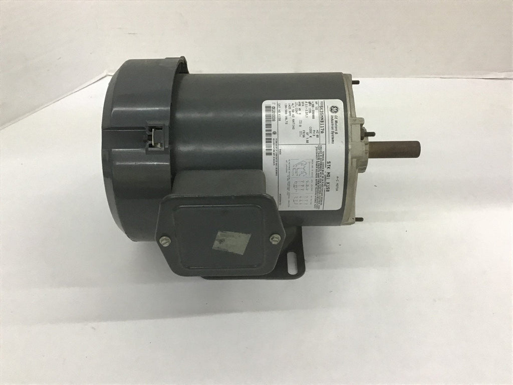 GE 5K35MNB117A AC Motor 1/2Hp 208-230/460V 1725RPM 4P Fr56 3PH 60Hz