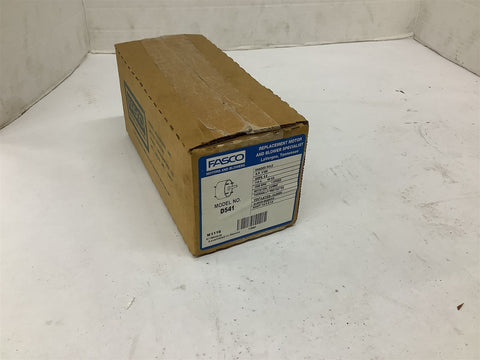 Fasco D541 Motor Shaded Pole 1/100HP 0.6Amps 115V 60HZ 1550RPM 1Speed