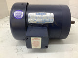 Leeson C6T17FC2E Motor 1HP 208-230V 1725RPM D56CFR 3PH 60HZ TEFC