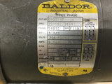 Baldor CM3554T AC Motor 1 1/2HP 208-230/460V 1740RPM 4P 145TC 3PH 60Hz TE