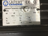 Lafert Motor HE100LE4 3HP 264/460V 1755RPM 3PH 60Hz ENCLTEFC