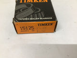 Timken 15125 Tapered Roller Bearing