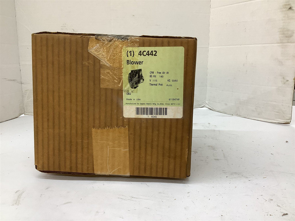 Dayton 4C442 115V 60Hz AC Motor Blower – BME Bearings and Surplus