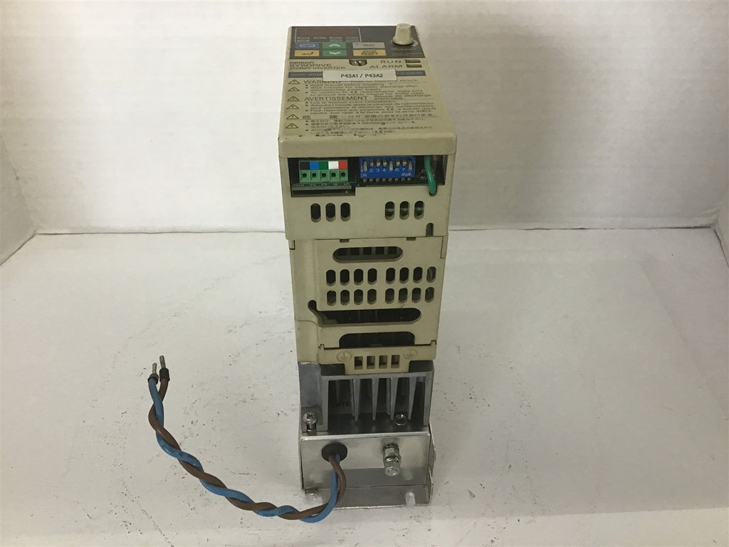 Omron 3G3MV-AB004 Drive 1.1 KVA 400 HZ 240 Volts output