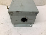 Underwriters Laboratories Cut Out Box Type 12 And 13 Enclosure 6x6
