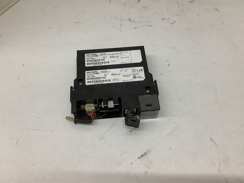 Allen Bradley ControlLogix 1765-L55/A Processor Unit SER A With Lock And Key