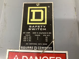 Square D HU362AWK Safety Switch