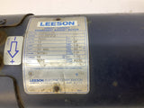 Leeson 109203 DC Motor 1HP 12V 3500RPM W556J FR TEFC ENCL