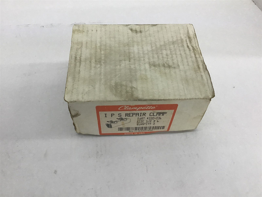 Clampette I P S Repair Clamp 330-036 Size 1/2 X 6 2 In Box