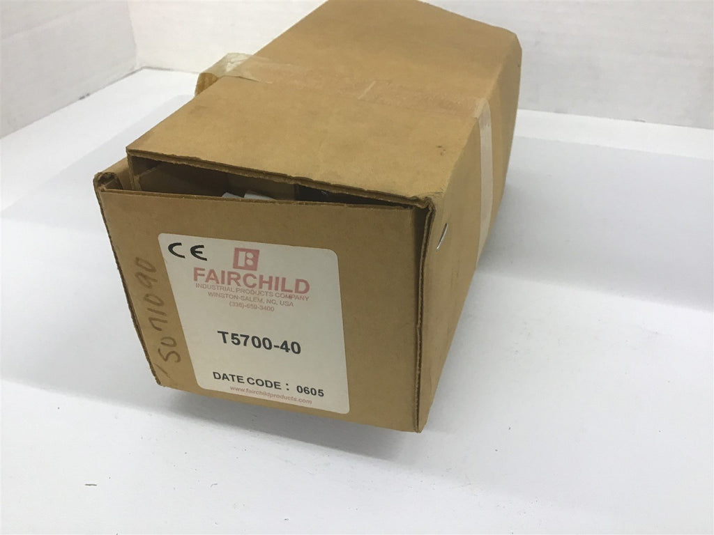 Fairchild T5700-40 Electro-Pneumatic Transducer Input 4-20/10-50 MA 20-150PSIG