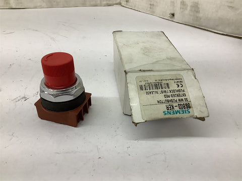 Siemens 3SB03-KER Extended Red Pushlock Twist Release