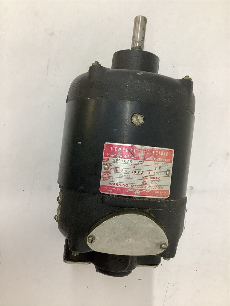 GE 55C46AB1510B 89.6V 1800RPM Tachometer