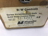 Magnetek Controls 5300-P-F3 Series 53 Intrinsically Safe Control Relay