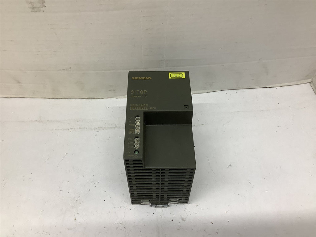 Siemens 6EP1333-2AA00 SITOP Power Supply 5 S Q6P343161