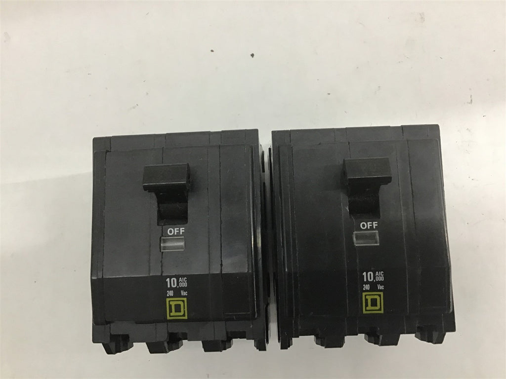 Square D RV3043 Circuit Breaker Lot Of 2