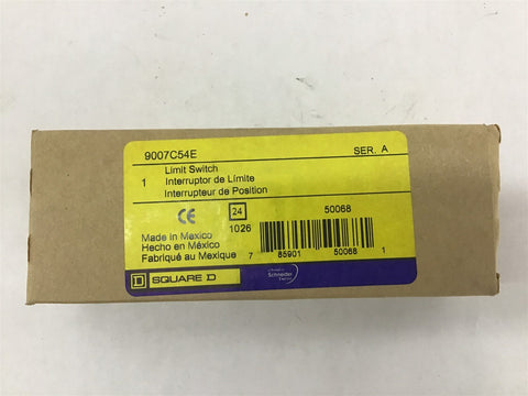 Square D 9007C54E Limit Switch Series A