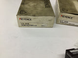 Keyence LV-21A Digital Laser Sensor Lot Of 2