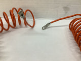 Grainger Coiled Grounding Wire Clamp 10' Lot Of 2