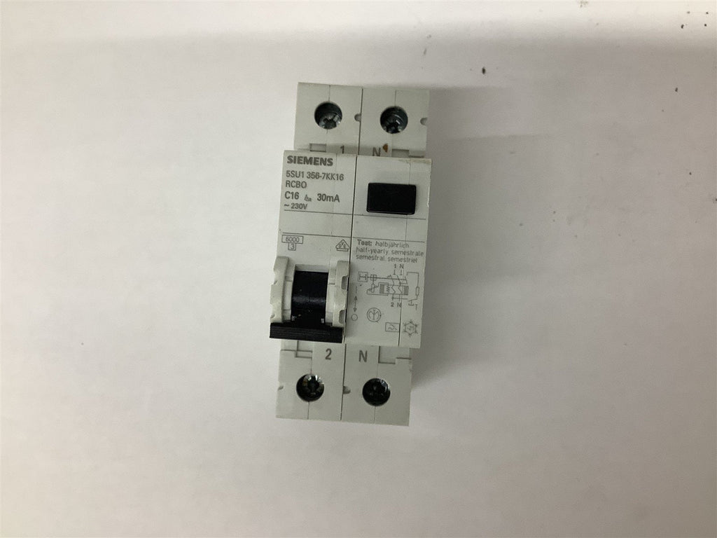 Siemens 5SU1 356-7KK16 Circuit Breaker