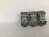 Magnecraft 70-461-1 14-Pin 10A 300V Relay Socket Lot of 3